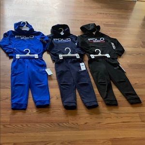 Ralph Lauren polo fleeced lined athletics sets